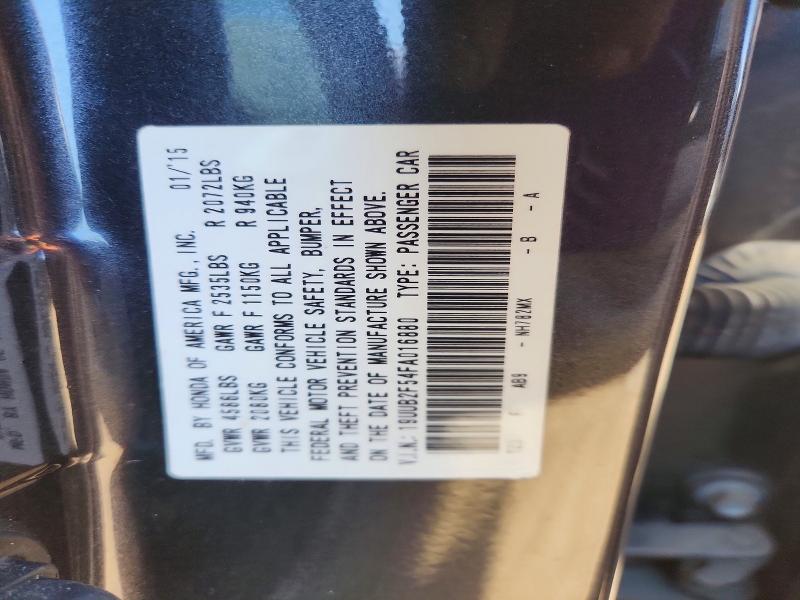 Auction sale of the 2015 Acura Tlx, vin: 19UUB2F54FA016880, lot number: 50145316
