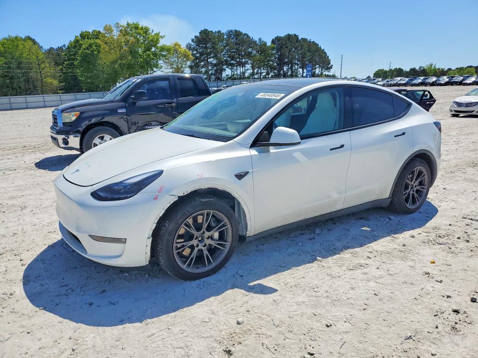 2024 Tesla Model Y მანქანა იყიდება აუქციონზე, vin: 7SAYGAEE4RF155306, აუქციონის ნომერი: 48340846