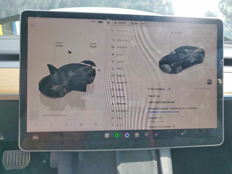 Продаж на аукціоні авто 2022 Tesla Model 3, vin: 5YJ3E1EA9NF287160, номер лоту: 49425066