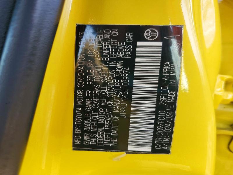 Продаж на аукціоні авто 2014 Scion Xd, vin: JTKKUPB45E1039974, номер лоту: 50950466
