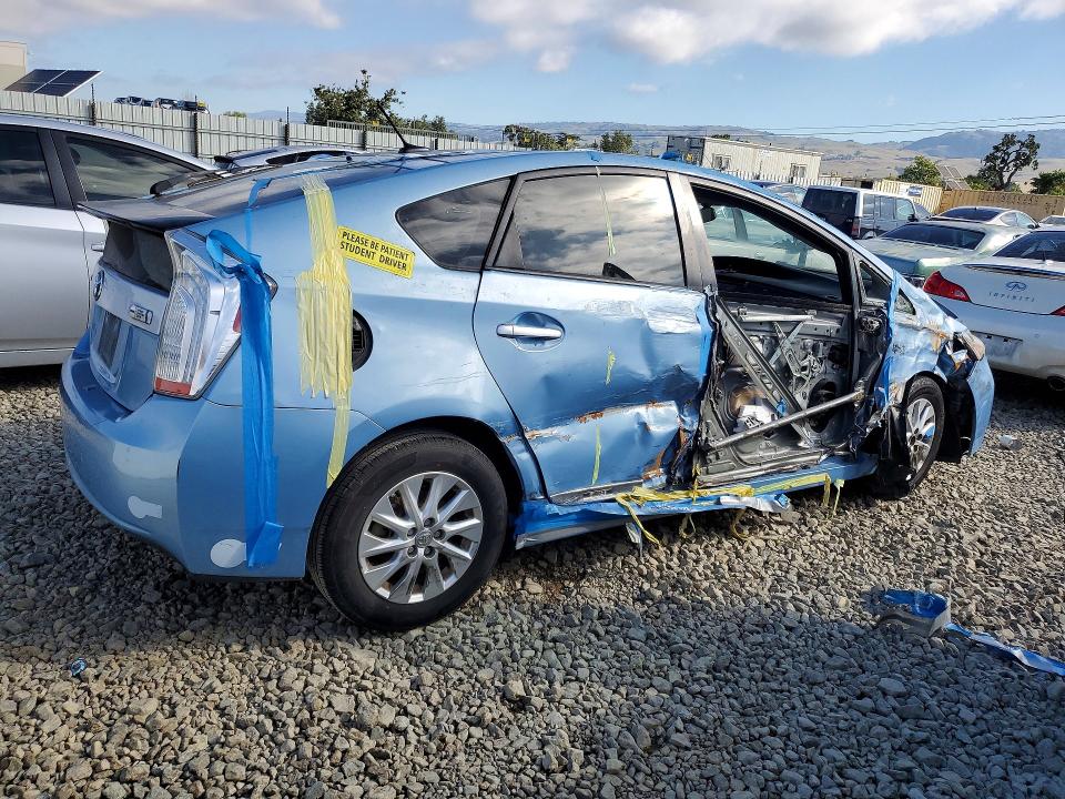 51162376 :رقم المزاد ، JTDKN3DP3C3002279 vin ، 2012 Toyota Prius Plug-in Hybrid مزاد بيع