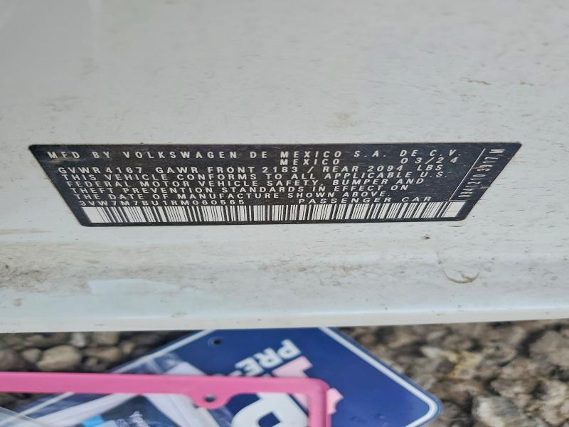 Aukcja sprzedaży 2024 Volkswagen Jetta, vin: 3VW7M7BU1RM060565, numer aukcji: 47533696