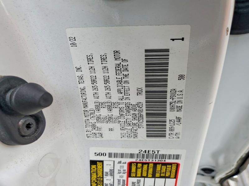 Продажа на аукционе авто 2023 Toyota Tundra, vin: 5TFVC5DB6PX014539, номер лота: 51240596
