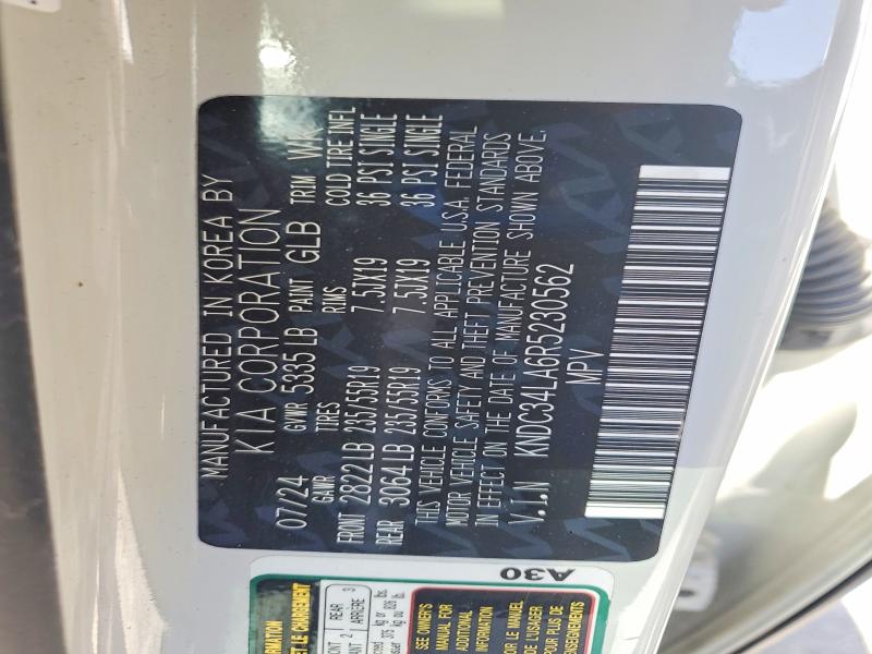 Продаж на аукціоні авто 2024 Kia Ev6, vin: KNDC34LA6R5230562, номер лоту: 51306276