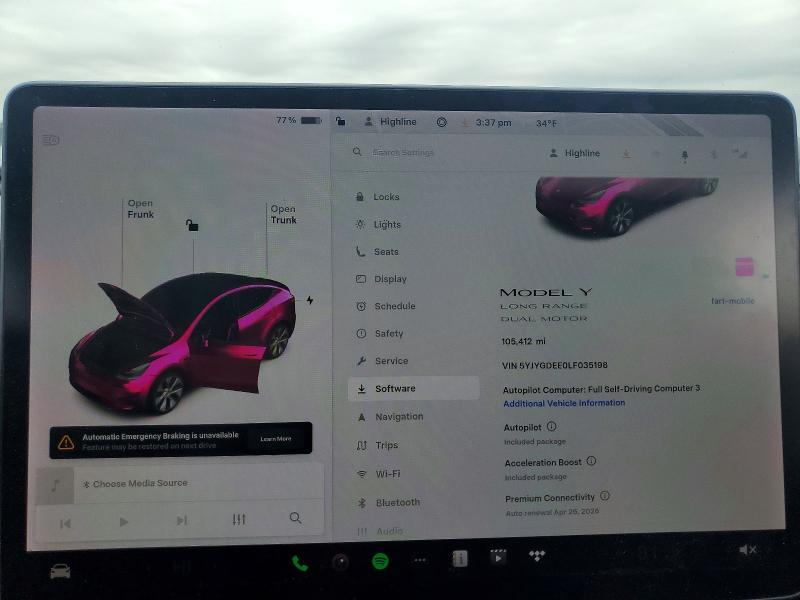 Продаж на аукціоні авто 2020 Tesla Model Y, vin: 5YJYGDEE0LF035198, номер лоту: 48491676