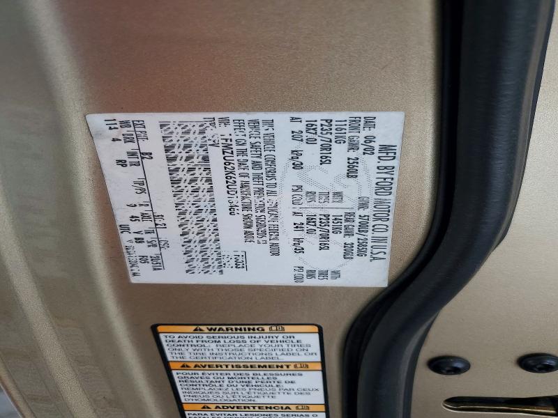Продаж на аукціоні авто 2002 Ford Explorer, vin: 1FMZU62K62UD18466, номер лоту: 49482216