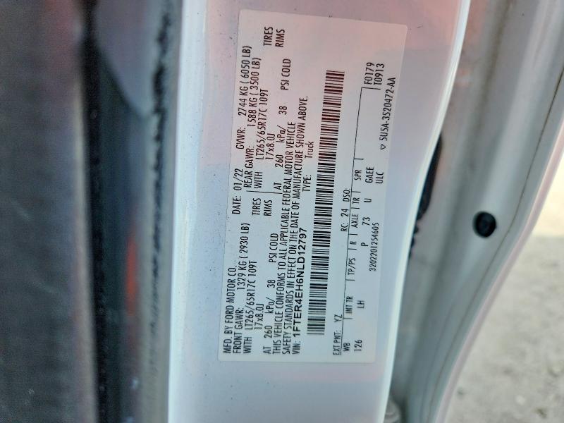 Продажа на аукционе авто 2022 Ford Ranger, vin: 1FTER4EH6NLD12797, номер лота: 49586816