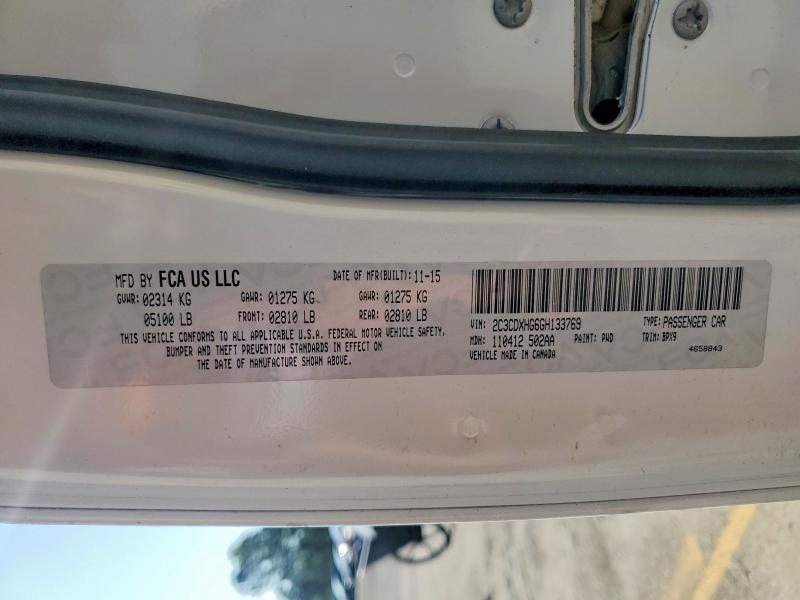 Продаж на аукціоні авто 2016 Dodge Charger, vin: 2C3CDXHG6GH133769, номер лоту: 50941546