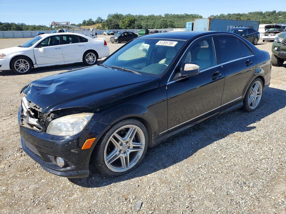 2009 Mercedes-benz C მანქანა იყიდება აუქციონზე, vin: WDDGF54X39F216037, აუქციონის ნომერი: 51205706