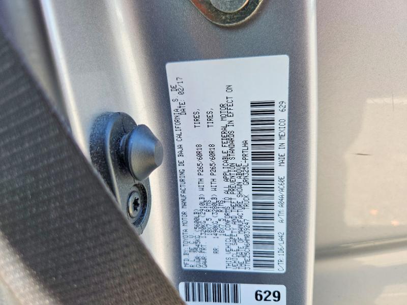 Aukcja sprzedaży 2017 Toyota Tacoma, vin: 3TMEZ5CN6HM039247, numer aukcji: 49013826
