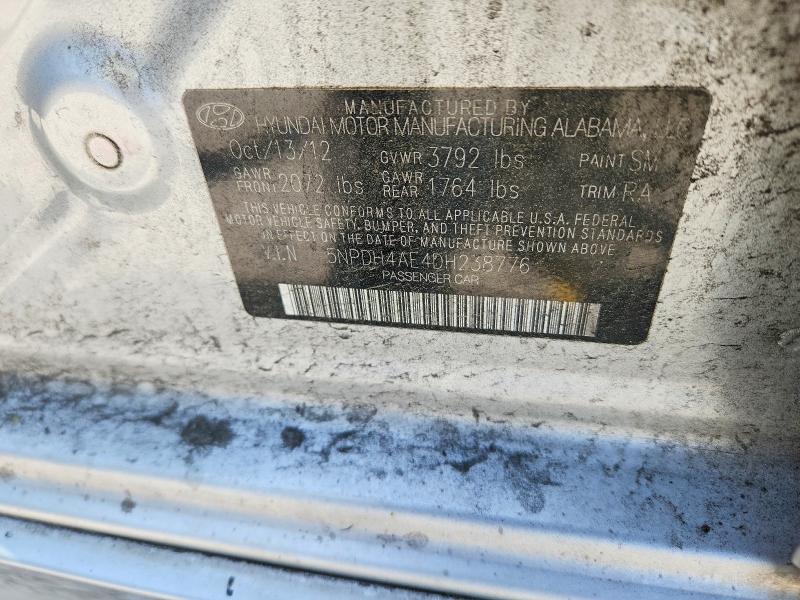 2013 Hyundai Elantra მანქანა იყიდება აუქციონზე, vin: 5NPDH4AE4DH238776, აუქციონის ნომერი: 49978226
