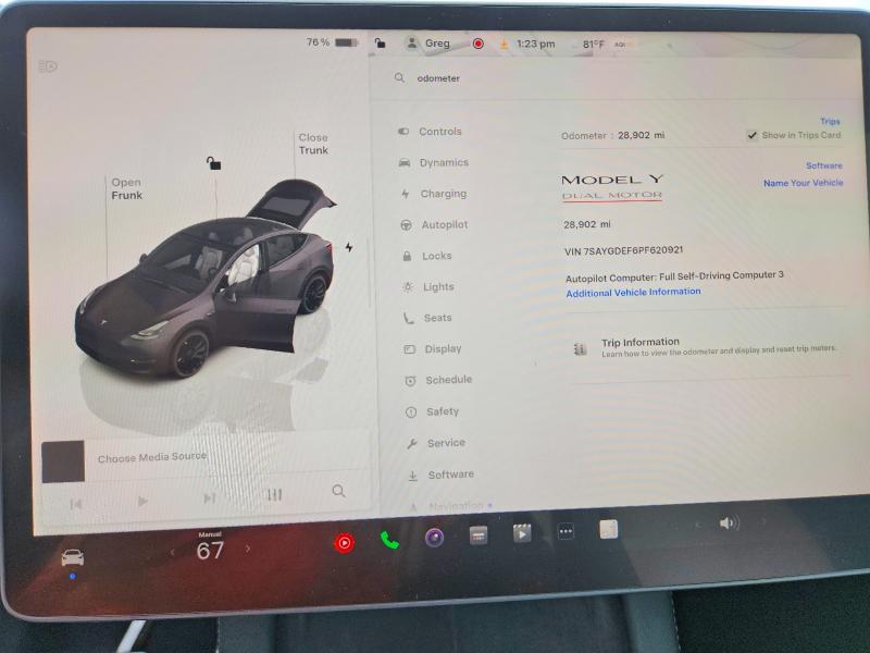 Aukcja sprzedaży 2023 Tesla Model Y, vin: 7SAYGDEF6PF620921, numer aukcji: 50296686