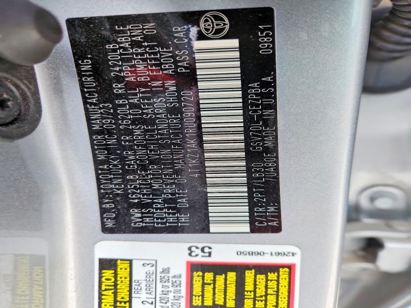 Aukcja sprzedaży 2024 Toyota Camry, vin: 4T1KZ1AK1RU090720, numer aukcji: 49148966