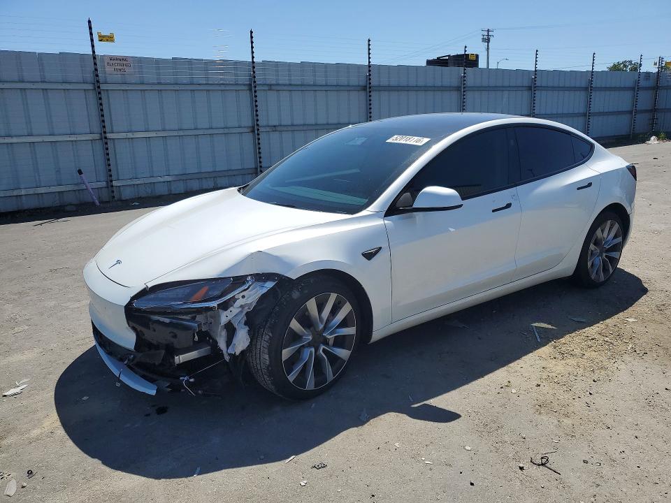 Aukcja sprzedaży 2025 Tesla Model 3, vin: 5YJ3E1EBXSF943189, numer aukcji: 52018116