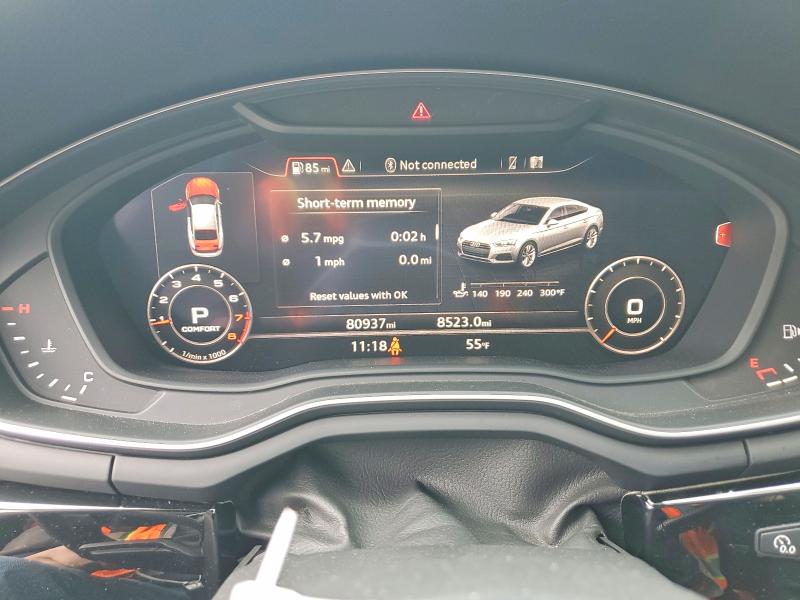 Aukcja sprzedaży 2019 Audi A5, vin: WAUENCF55KA074990, numer aukcji: 46777716