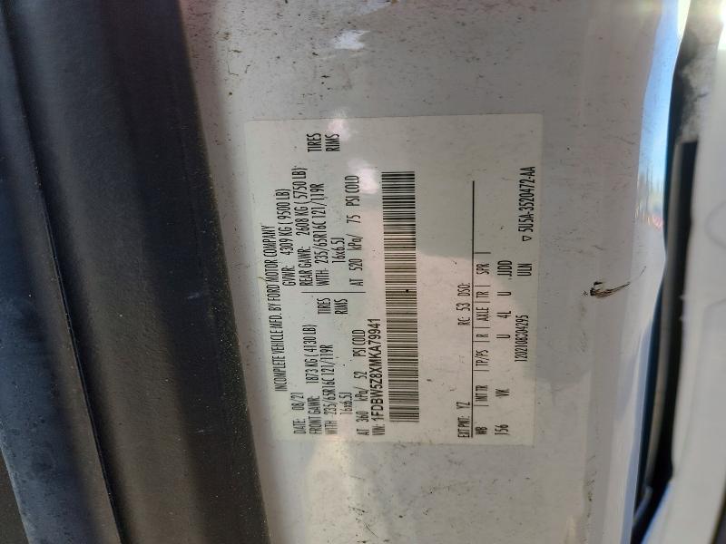 Продаж на аукціоні авто 2021 Ford Transit, vin: 1FDBW5Z8XMKA79941, номер лоту: 49638756