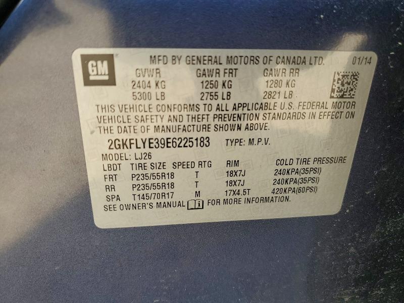 Продаж на аукціоні авто 2014 Gmc Terrain, vin: 2GKFLYE39E6225183, номер лоту: 51329906