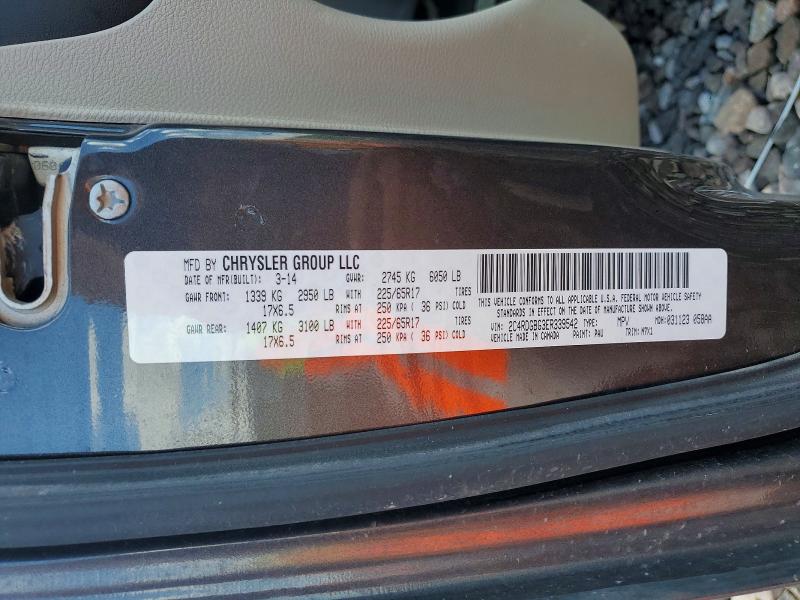 Продажа на аукционе авто 2014 Dodge Grand Caravan, vin: 2C4RDGBG3ER339542, номер лота: 49041826