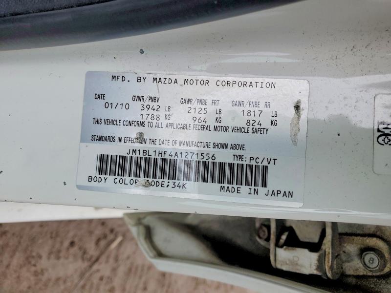 Aukcja sprzedaży 2010 Mazda 3, vin: JM1BL1HF4A1271556, numer aukcji: 48714996