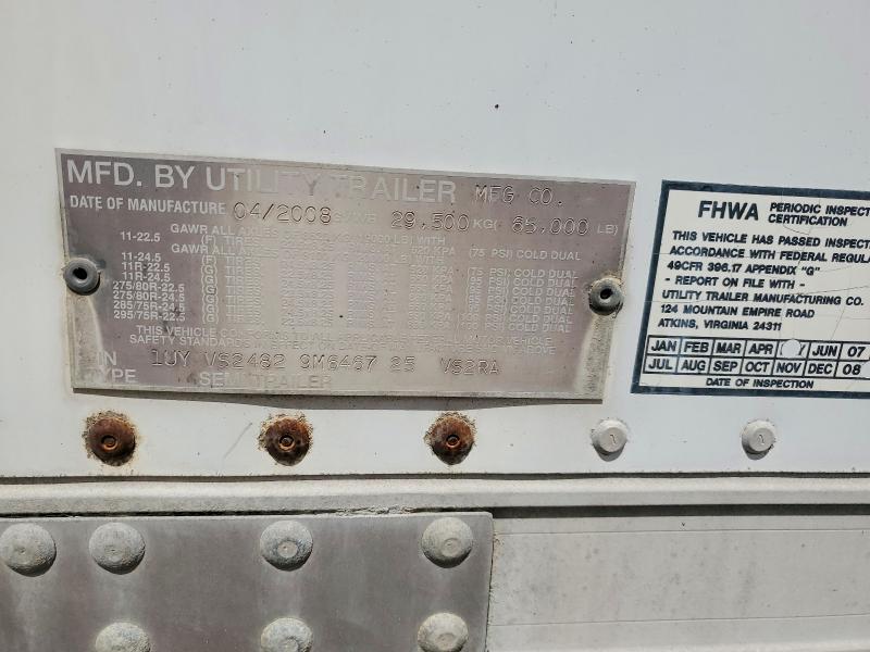 Продажа на аукционе авто 2009 Utility Trailer Vsra Reefe, vin: 1UYVS24829M646725, номер лота: 51524536