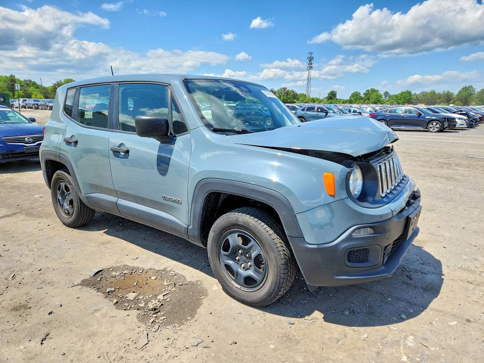 50829236 :رقم المزاد ، ZACCJBAB9JPJ56665 vin ، 2018 Jeep Renegade مزاد بيع