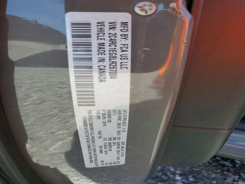 Auction sale of the 2020 Chrysler Pacifica, vin: 2C4RC1EG8LR267004, lot number: 50585696