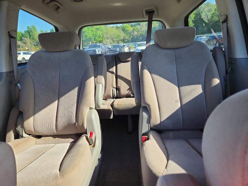 Aukcja sprzedaży 2010 Kia Sedona, vin: KNDMG4C39A6356908, numer aukcji: 49505726