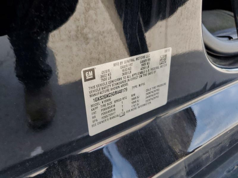 Aukcja sprzedaży 2016 Gmc Yukon Xl, vin: 1GKS2GKC5GR448179, numer aukcji: 49979466