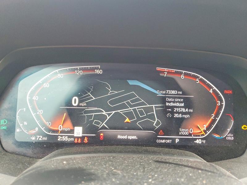 2021 Bmw X7 მანქანა იყიდება აუქციონზე, vin: 5UXCW2C0XM9D83242, აუქციონის ნომერი: 48399086