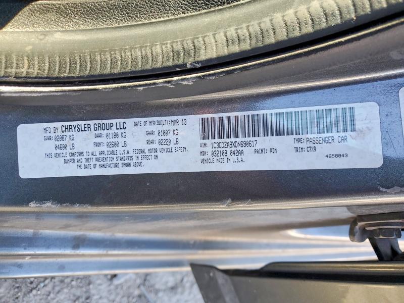 Aukcja sprzedaży 2013 Dodge Avenger, vin: 1C3CDZABXDN690617, numer aukcji: 51781076