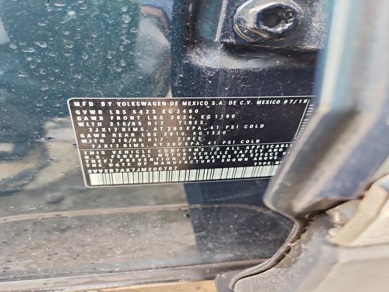 Продаж на аукціоні авто 2018 Volkswagen Tiguan, vin: 3VV2B7AX7JM200767, номер лоту: 49771056
