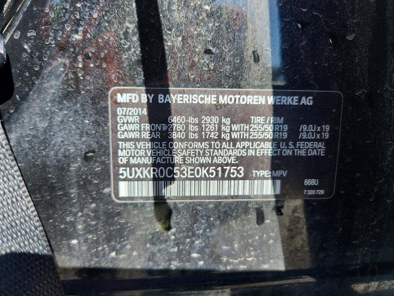 Aukcja sprzedaży 2014 Bmw X5, vin: 5UXKR0C53E0K51753, numer aukcji: 51157886