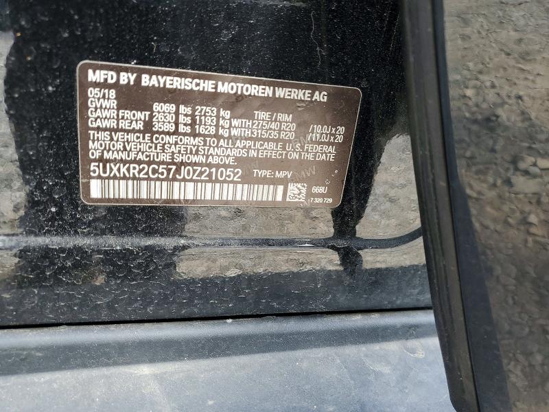 Продажа на аукционе авто 2018 Bmw X5, vin: 5UXKR2C57J0Z21052, номер лота: 50216266
