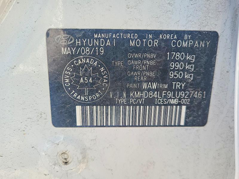 Aukcja sprzedaży 2020 Hyundai Elantra, vin: KMHD84LF9LU927461, numer aukcji: 48835306