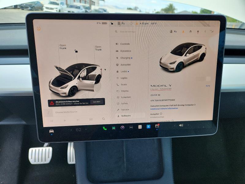 Aukcja sprzedaży 2023 Tesla Model Y, vin: 7SAYGDEF5PF772432, numer aukcji: 51633726