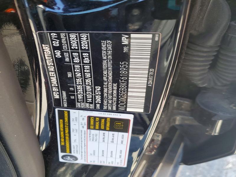 Aukcja sprzedaży 2019 Mercedes-benz Glc, vin: WDC0G5EB8KF618955, numer aukcji: 50392966