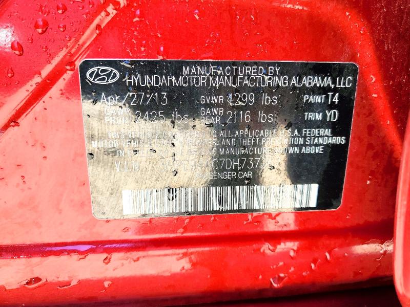 Продаж на аукціоні авто 2013 Hyundai Sonata, vin: 5NPEB4AC7DH737267, номер лоту: 48954486