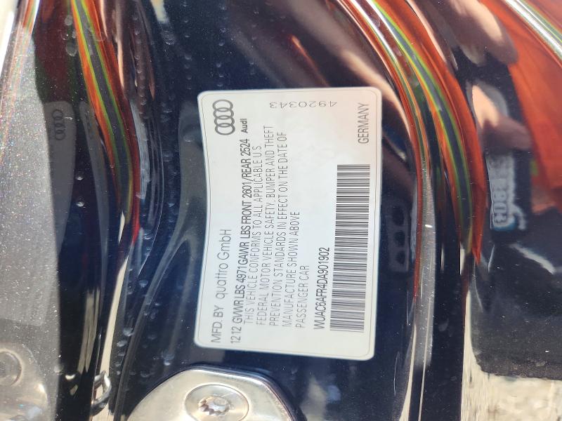 51328376 :رقم المزاد ، WUAC6AFR4DA901902 vin ، 2013 Audi Rs5 مزاد بيع