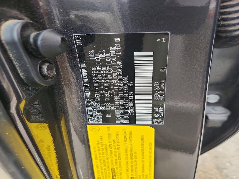 49269026 :رقم المزاد ، 2T2GK31U49C063094 vin ، 2009 Lexus Rx مزاد بيع