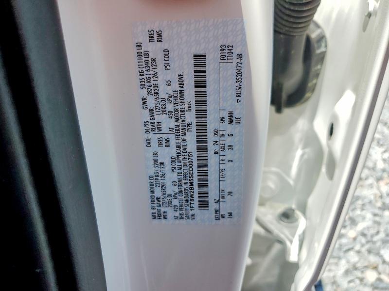 Продажа на аукционе авто 2025 Ford F250, vin: 1FT8W2BM5SED00751, номер лота: 51474866
