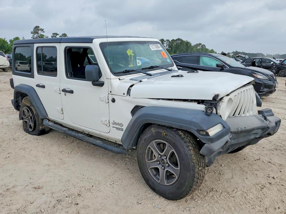 51730886 :رقم المزاد ، 1C4HJXDG8JW144863 vin ، 2018 Jeep Wrangler Unlimited مزاد بيع