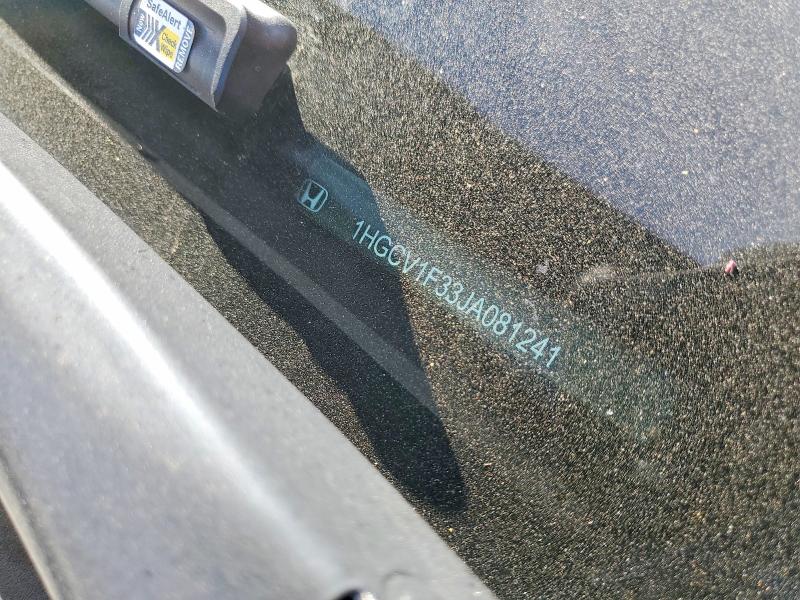 2018 Honda Accord მანქანა იყიდება აუქციონზე, vin: 1HGCV1F33JA081241, აუქციონის ნომერი: 51461986