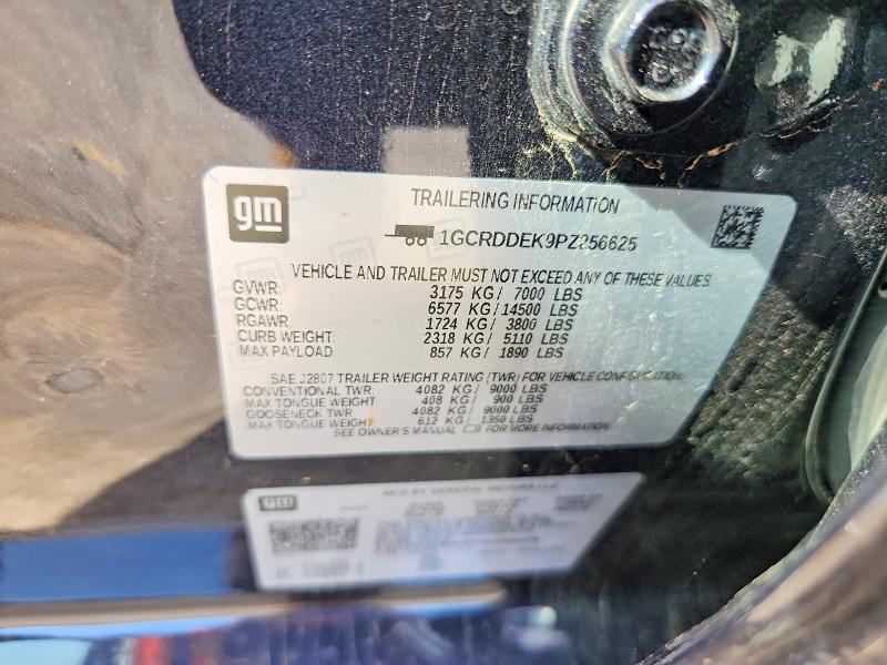 Продаж на аукціоні авто 2023 Chevrolet Silverado, vin: 1GCRDDEK9PZ256625, номер лоту: 48949676