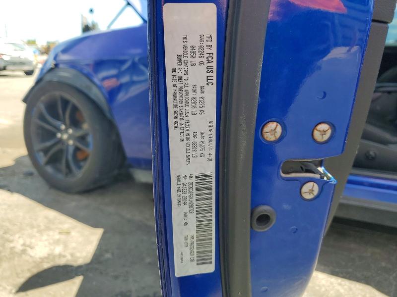 2018 Dodge Challenger მანქანა იყიდება აუქციონზე, vin: 2C3CDZAGXJH286720, აუქციონის ნომერი: 50064746