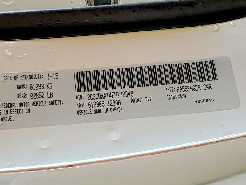Продажа на аукционе авто 2015 Dodge Charger, vin: 2C3CDXAT4FH772349, номер лота: 48444676
