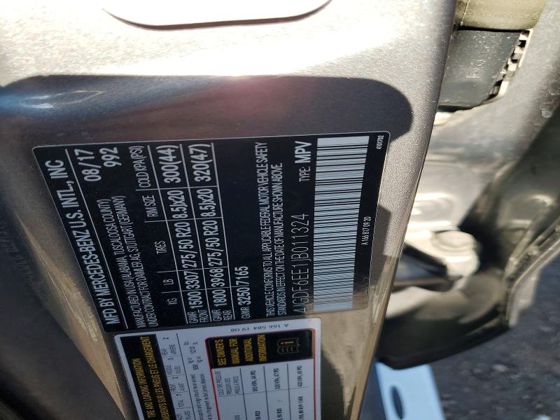 Продаж на аукціоні авто 2018 Mercedes-benz Gls, vin: 4JGDF6EE1JB011324, номер лоту: 50569276