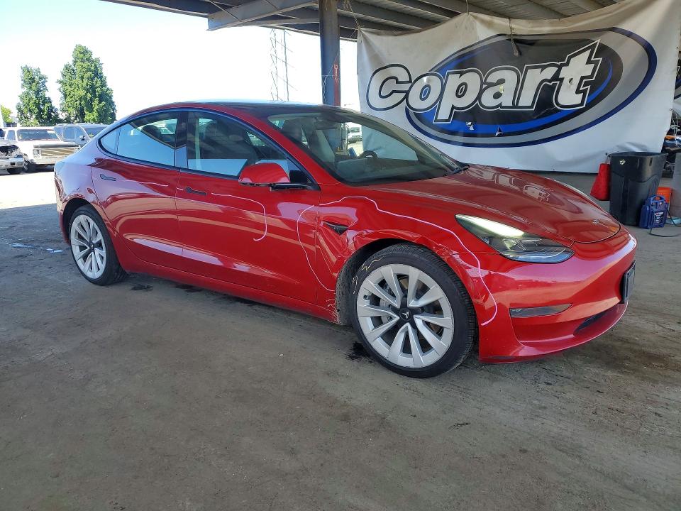 51784016 :رقم المزاد ، 5YJ3E1EA6NF304643 vin ، 2022 Tesla Model 3 مزاد بيع