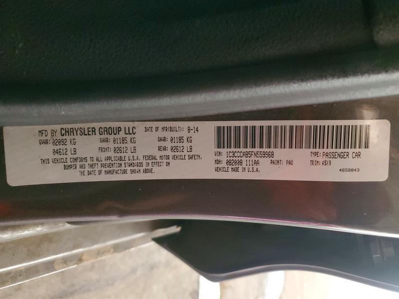 Продаж на аукціоні авто 2015 Chrysler 200, vin: 1C3CCCAB5FN559968, номер лоту: 51340966