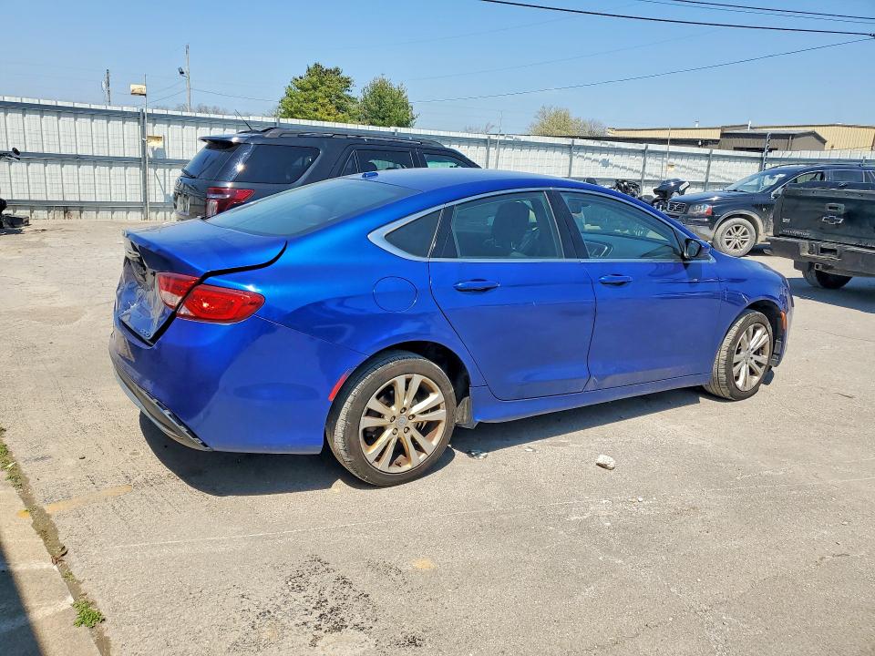 2015 Chrysler 200 4d Ltd მანქანა იყიდება აუქციონზე, vin: 1C3CCCAB4FN710038, აუქციონის ნომერი: 48905586