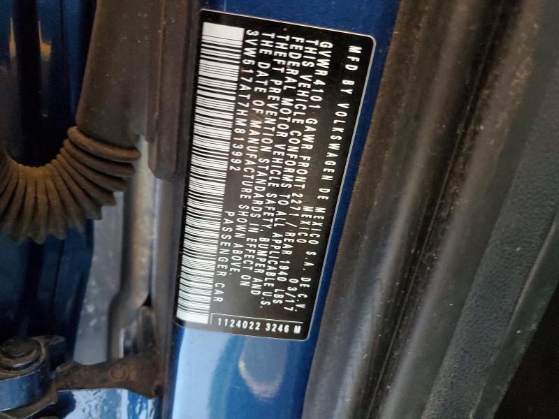 Aukcja sprzedaży 2017 Volkswagen Beetle, vin: 3VW517AT7HM813992, numer aukcji: 48925556